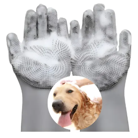 Guante para el cuidado de mascotas