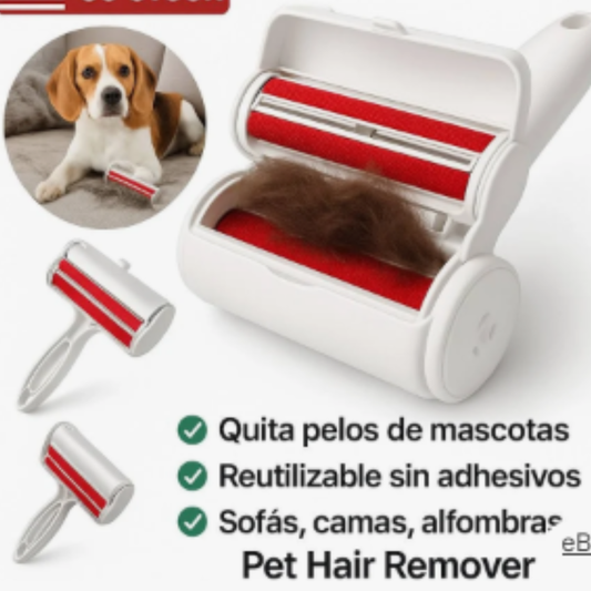 Rodillo removedor de pelo de mascotas