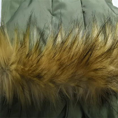 Abrigo de invierno para perros, chaqueta para perros, chaleco reflectante con cuello alto para perros, ropa cálida para perros grandes, impermeable.