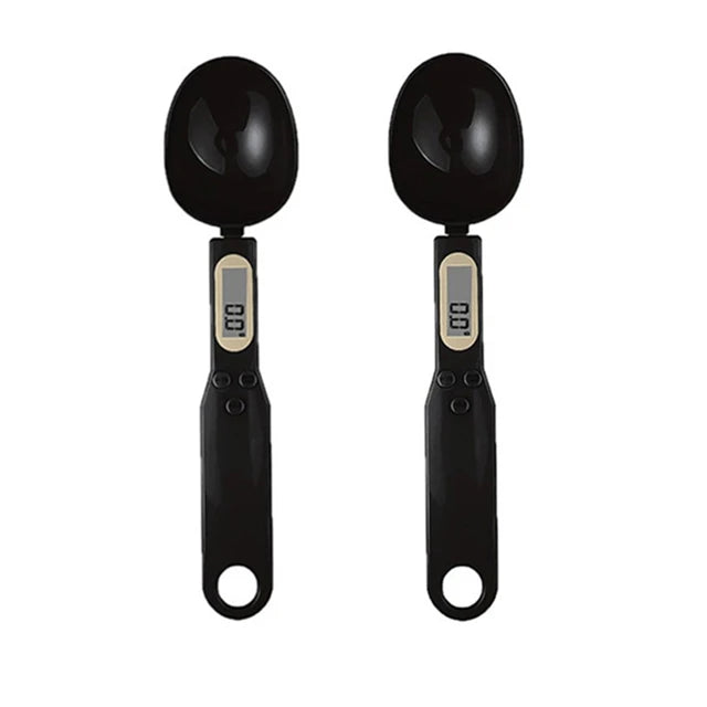 Mini báscula de cocina digital con pantalla LCD, báscula electrónica para alimentos de 0,1 a 500 g para cocinar harina, leche, café en polvo y medir el peso.