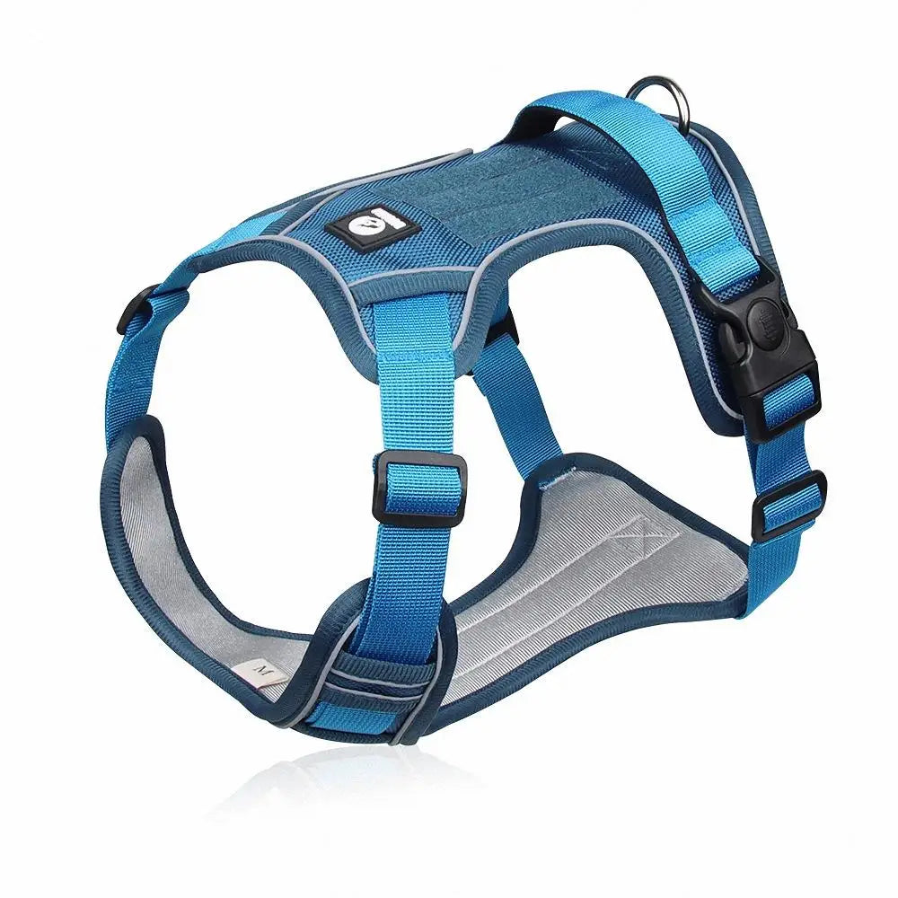 Arneses para perros, collar para mascotas, Labrador, arnés reflectante ajustable, chaleco de tela Oxford