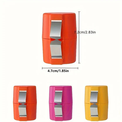 Separador de cáscaras de huevo de acero inoxidable de 3 piezas: pelador rápido y separador de yemas, utensilio de cocina duradero y práctico para hornear, con fácil agarre.