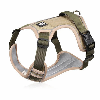 Arneses para perros, collar para mascotas, Labrador, arnés reflectante ajustable, chaleco de tela Oxford