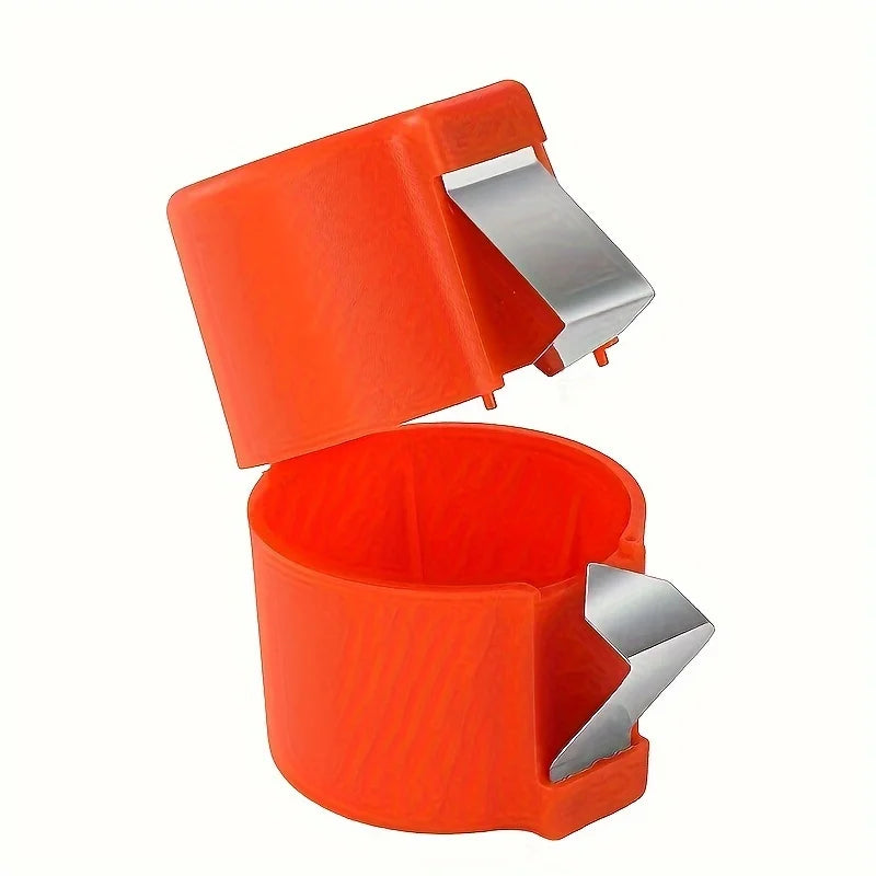 Separador de cáscaras de huevo de acero inoxidable de 3 piezas: pelador rápido y separador de yemas, utensilio de cocina duradero y práctico para hornear, con fácil agarre.