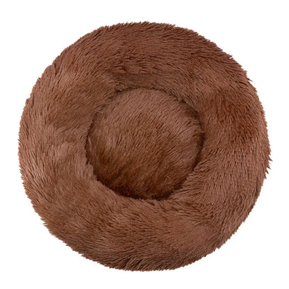 Cama redonda para mascotas de 40-90 cm, 6 tamaños, para perros grandes, cama supersuave para gatos, casa de peluche para perros medianos, casa cálida para dormir en invierno.