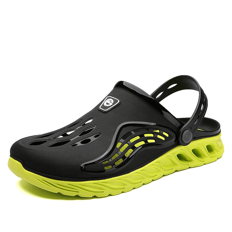 Pantuflas de verano 2026 para hombre y mujer, sandalias de suela suave y alta, sandalias de moda, zapatos ligeros de playa, zuecos de jardín para hombre, calzado para exteriores.