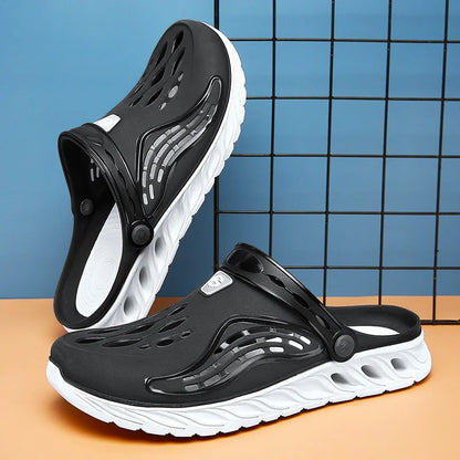 Pantuflas de verano 2026 para hombre y mujer, sandalias de suela suave y alta, sandalias de moda, zapatos ligeros de playa, zuecos de jardín para hombre, calzado para exteriores.