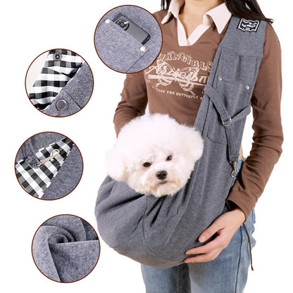 Bolso bandolera para transportar perros, bolso de hombro para viajes al aire libre, transpirable, para gatos, bandoleras para cachorros, bolso de transporte para perros.