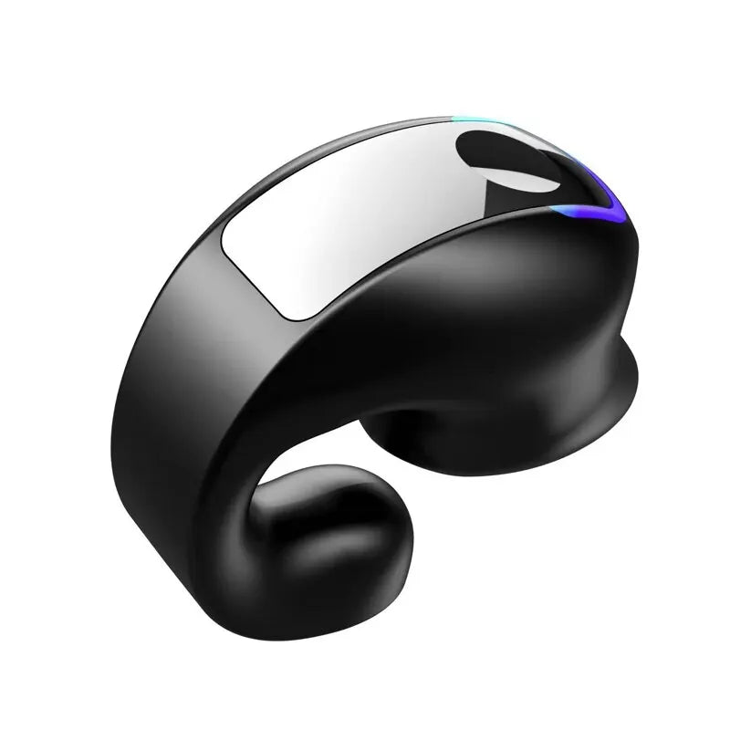 Auriculares inalámbricos Bluetooth con clip, conducción ósea, TWS de alta calidad, deportivos, con cancelación de ruido y micrófono.