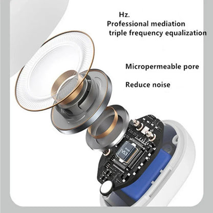 Auriculares inalámbricos Bluetooth con clip, conducción ósea, TWS de alta calidad, deportivos, con cancelación de ruido y micrófono.