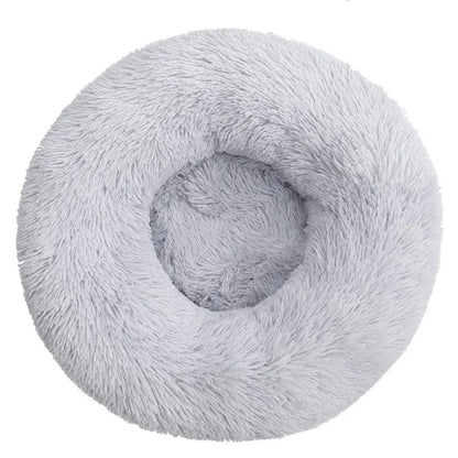 Cama redonda para mascotas de 40-90 cm, 6 tamaños, para perros grandes, cama supersuave para gatos, casa de peluche para perros medianos, casa cálida para dormir en invierno.