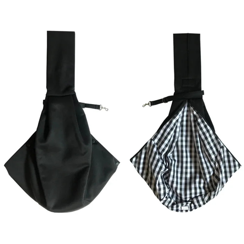 Bolso cómodo para perros, bandolera para mascotas, bolso de hombro para viajes al aire libre, bolso bandolera portátil para gatos y cachorros, suministros para transportar mascotas