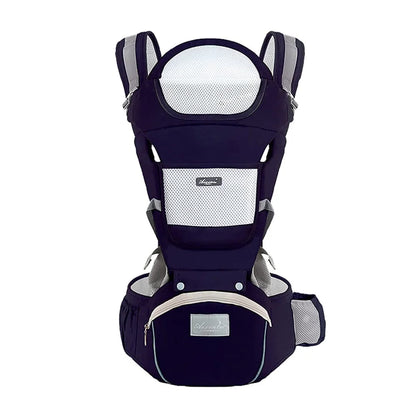 Mochila portabebés ergonómica, portabebés con asiento de cadera para bebé, portabebés frontal tipo canguro ergonómico, fular portabebés, mochila de viaje