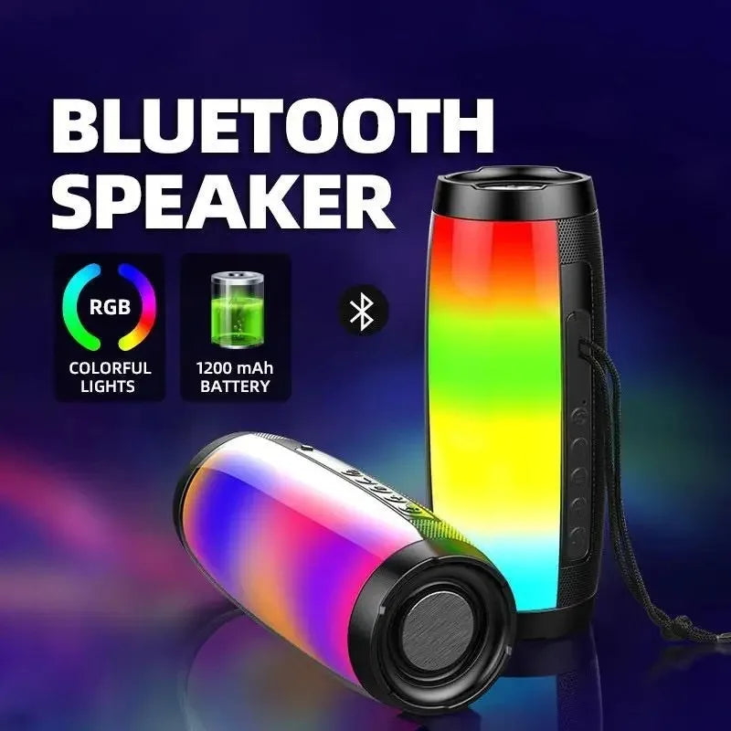 Altavoz Bluetooth inalámbrico portátil 1202: Subwoofer de alto volumen y graves potentes para uso en exteriores y en el hogar.
