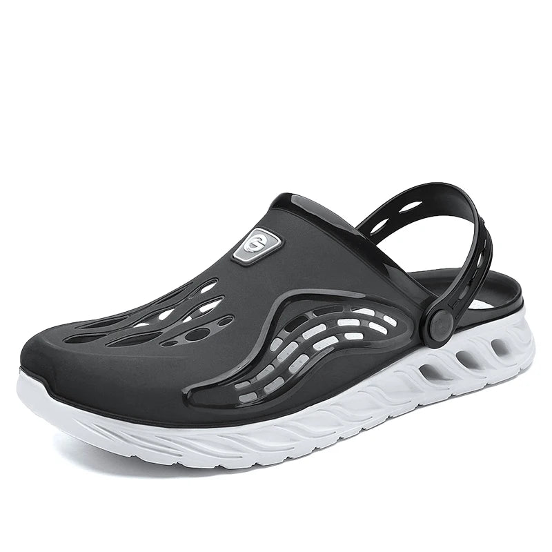 Pantuflas de verano 2026 para hombre y mujer, sandalias de suela suave y alta, sandalias de moda, zapatos ligeros de playa, zuecos de jardín para hombre, calzado para exteriores.