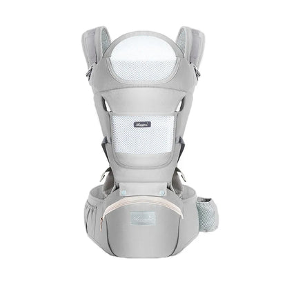 Mochila portabebés ergonómica, portabebés con asiento de cadera para bebé, portabebés frontal tipo canguro ergonómico, fular portabebés, mochila de viaje