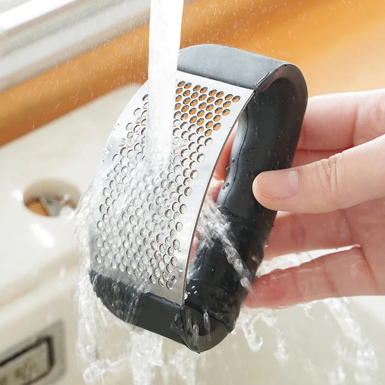 Prensa de ajos de acero inoxidable, trituradora manual de ajos, picadora de ajos, herramienta para picar ajos, utensilios para frutas y verduras, accesorios de cocina, gadget