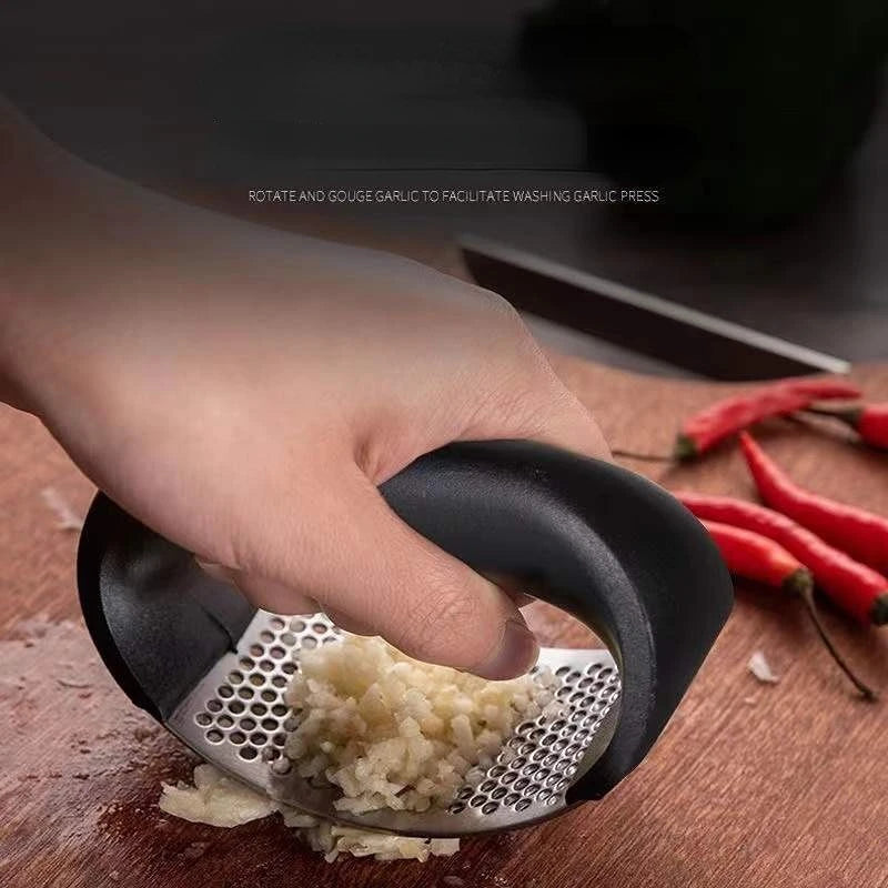 Prensa de ajos de acero inoxidable, trituradora manual de ajos, picadora de ajos, herramienta para picar ajos, utensilios para frutas y verduras, accesorios de cocina, gadget