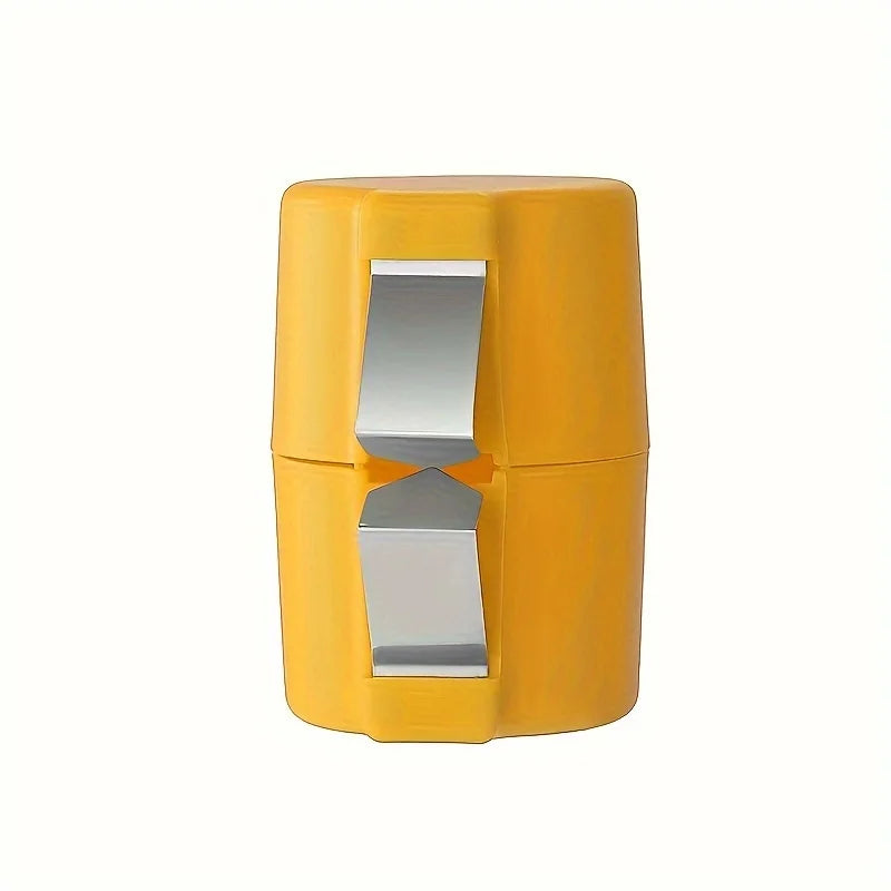 Separador de cáscaras de huevo de acero inoxidable de 3 piezas: pelador rápido y separador de yemas, utensilio de cocina duradero y práctico para hornear, con fácil agarre.