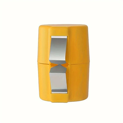 Separador de cáscaras de huevo de acero inoxidable de 3 piezas: pelador rápido y separador de yemas, utensilio de cocina duradero y práctico para hornear, con fácil agarre.