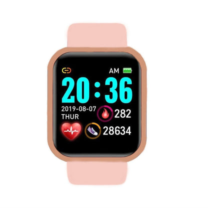 Reloj inteligente para hombre y mujer, reloj de pulsera con Bluetooth, reproductor de música, pulsera deportiva y monitor de sueño, relojes digitales.