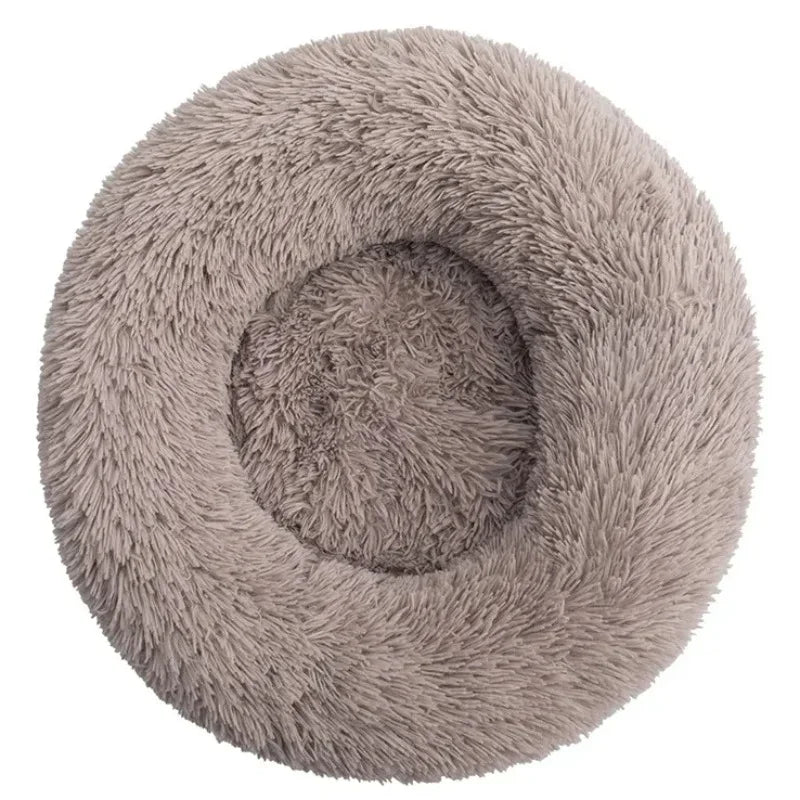 Cama redonda para mascotas de 40-90 cm, 6 tamaños, para perros grandes, cama supersuave para gatos, casa de peluche para perros medianos, casa cálida para dormir en invierno.
