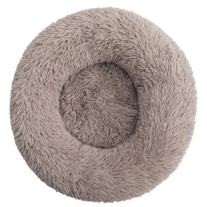 Cama redonda para mascotas de 40-90 cm, 6 tamaños, para perros grandes, cama supersuave para gatos, casa de peluche para perros medianos, casa cálida para dormir en invierno.