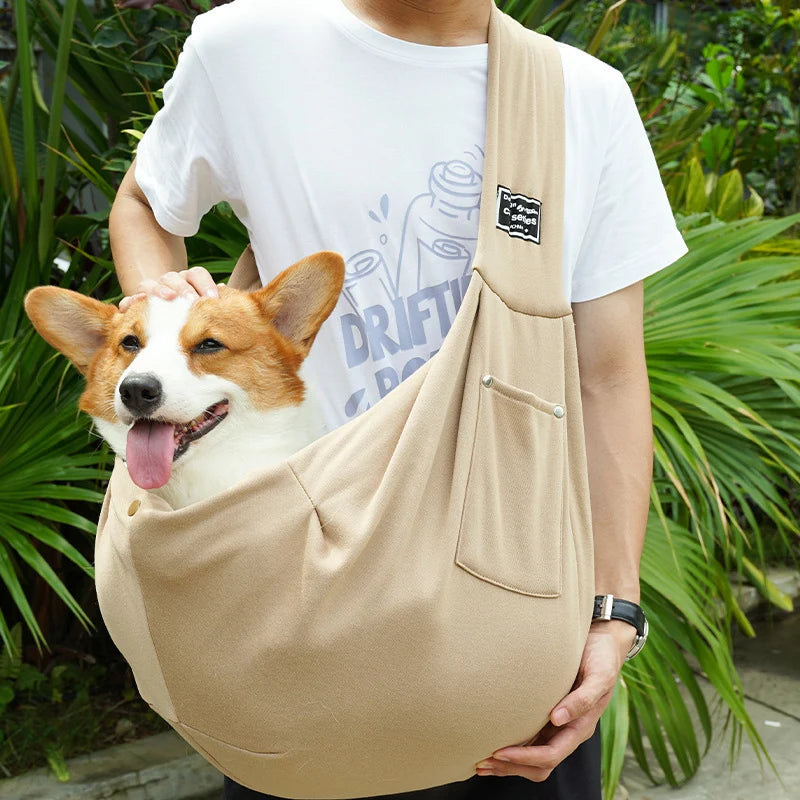 Bolso bandolera para transportar perros, bolso de hombro para viajes al aire libre, transpirable, para gatos, bandoleras para cachorros, bolso de transporte para perros.