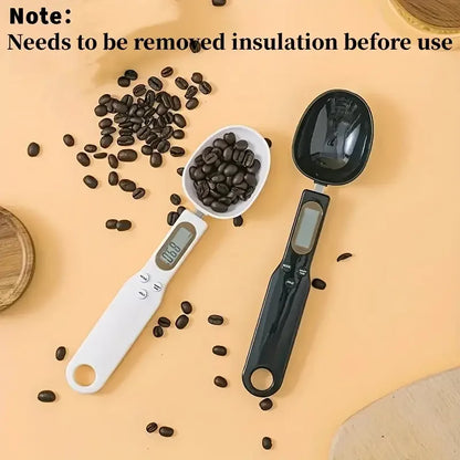 Mini báscula de cocina digital con pantalla LCD, báscula electrónica para alimentos de 0,1 a 500 g para cocinar harina, leche, café en polvo y medir el peso.